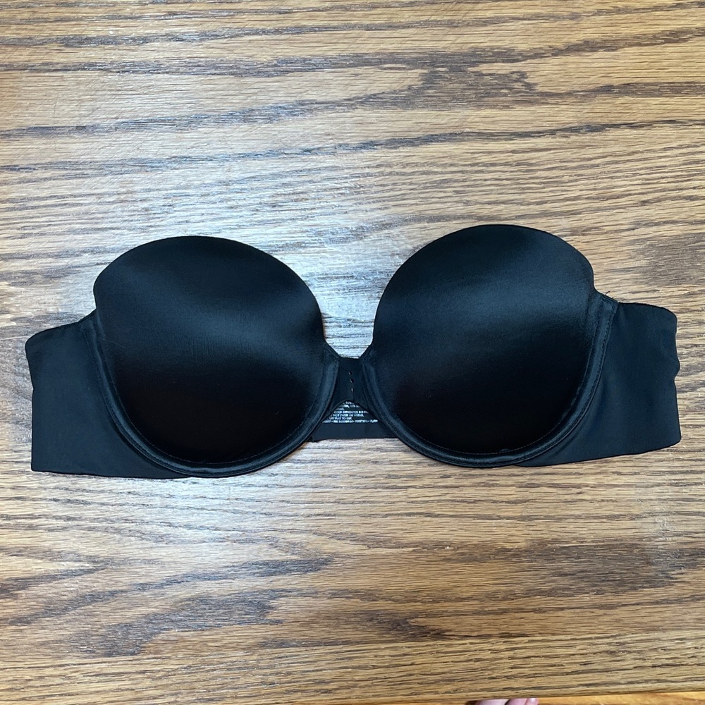 Victoria's Secret Classic Black Strapless Bra